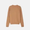 Sweter z kaszmiru z intarsją