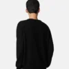 Sweter z kaszmiru z intarsją