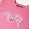 T-shirt z bawełnianego dżerseju z nadrukiem i zdobieniami