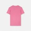 T-shirt z bawełnianego dżerseju z nadrukiem i zdobieniami
