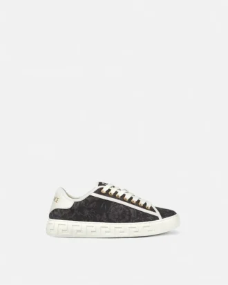 Tkaninowe sneakersy Greca Jacquard