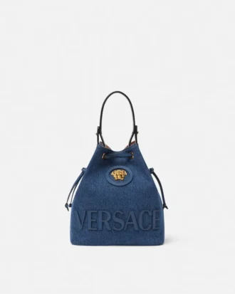 Torba typu bucket z dżinsu La Medusa