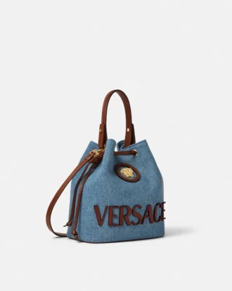Torba typu bucket z dżinsu La Medusa