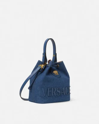 Torba typu bucket z dżinsu La Medusa