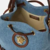 Torba typu bucket z dżinsu La Medusa