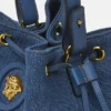 Torba typu bucket z dżinsu La Medusa