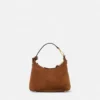 Torba Versace Tag Suede Hobo