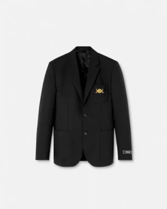 Wełniana marynarka slim fit