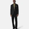Wełniana marynarka slim fit