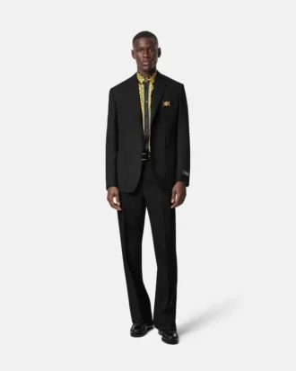 Wełniana marynarka slim fit